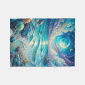 Beach Scene  Fleece Deken (Voorkant (Horizontaal))