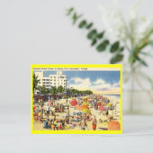 Beach Scene, Fort Lauderdale, Florida  Briefkaart (Staand voorkant)