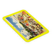 Beach Scene, Fort Lauderdale, Florida  Magneet (Rechterzijde)