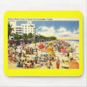 Beach Scene, Fort Lauderdale, Florida  Muismat (Voorkant)