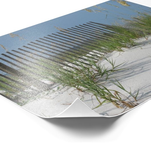 Beach Scene Foto Afdruk (Hoek)