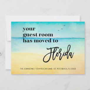 Beach Scene Guest Room Verhuisd naar Florida Aankondiging