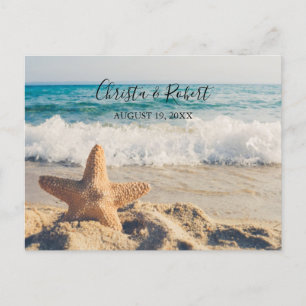 Beach Scene met Starfish Dank u Briefkaart