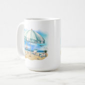 Beach Scene-Mok Koffiemok (Voorkant links)