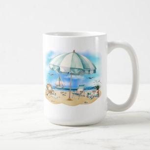 Beach Scene-Mok Koffiemok