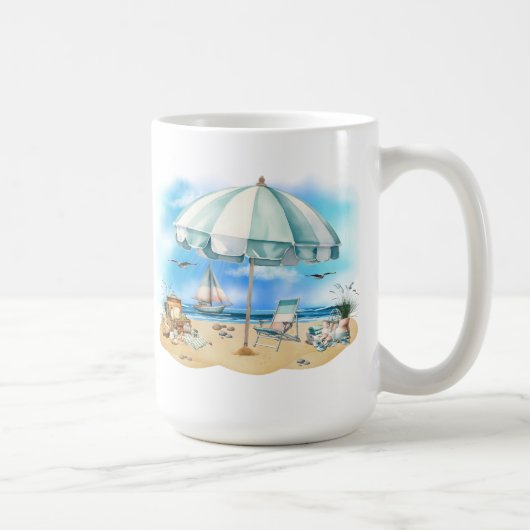 Beach Scene-Mok Koffiemok (Rechts)