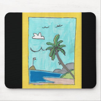 Beach Scene Mousepad Muismat