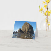 Beach Scene Note Kaart (Gele Bloem)