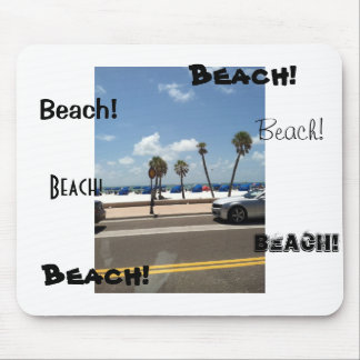 Beach scène op Mouse Muismat