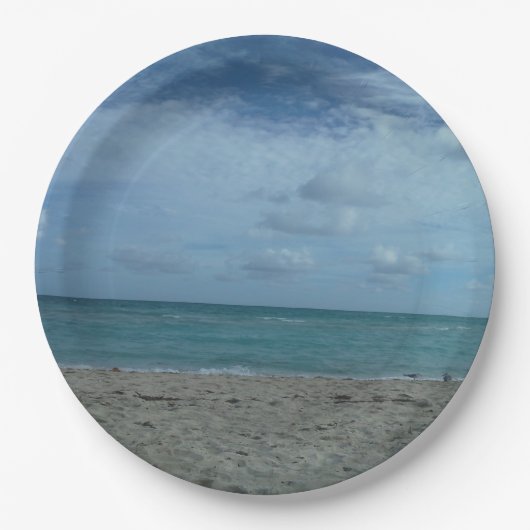 BEACH SCENE PAPIEREN BORDJE (Voorkant)