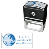 Beach Scene Personalized Zelfinktende Stempel (In situ)