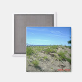 Beach Scene Photo Magnet (Voorkant / Achterkant)