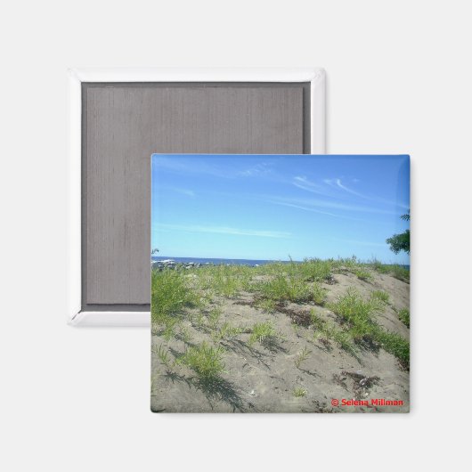 Beach Scene Photo Magnet (Voorkant / Achterkant)