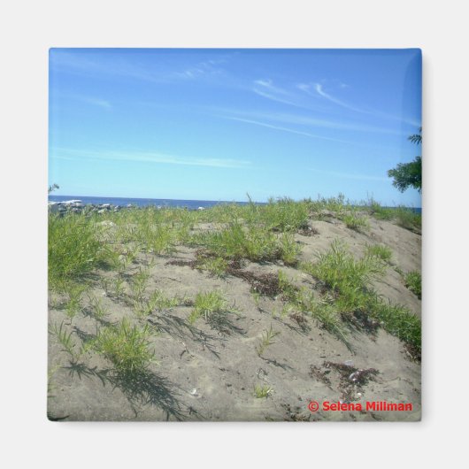 Beach Scene Photo Magnet (Voorkant)