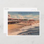 Beach scene, Point Pleasant NJ,  Briefkaart (Voorkant / Achterkant)