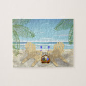 Beach Scene Puzzle Legpuzzel (Horizontaal)