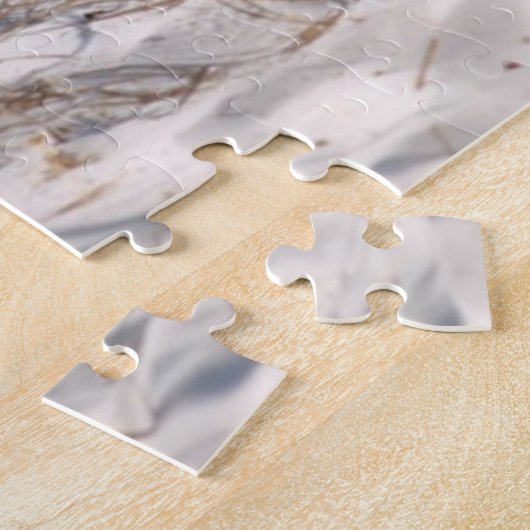 Beach scène puzzle. legpuzzel (Zijkant)