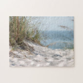 Beach scène puzzle. legpuzzel (Horizontaal)