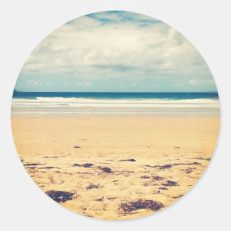 Beach Scene Ronde Sticker