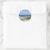 Beach Scene Ronde Sticker (Tas)