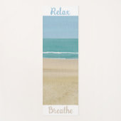 Beach Scene Sand Ocean Sky Yoga Mats Yogamat (Voorkant)