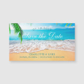 Beach Scene Save the Date (Voorkant)