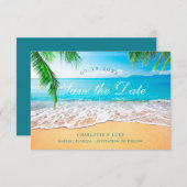 Beach Scene Save the Date (Voorkant / Achterkant)