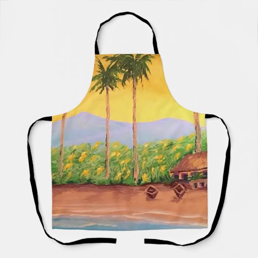 Beach Scene Schort (Voorkant)