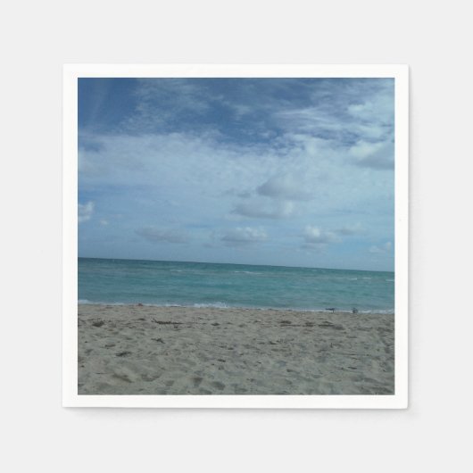 BEACH SCENE SERVETTEN (Voorkant)