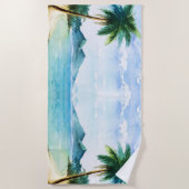 Beach Scene Strandlaken (Voorkant)