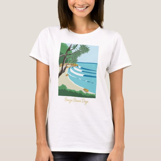 Beach Scene T-Shirt (Voorkant)