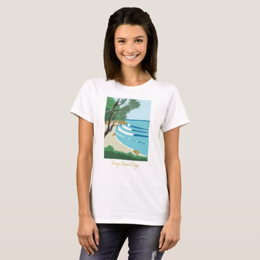 Beach Scene T-Shirt (Voorkant volledig)