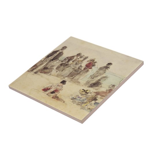 Beach Scene Tegeltje (Zijkant)