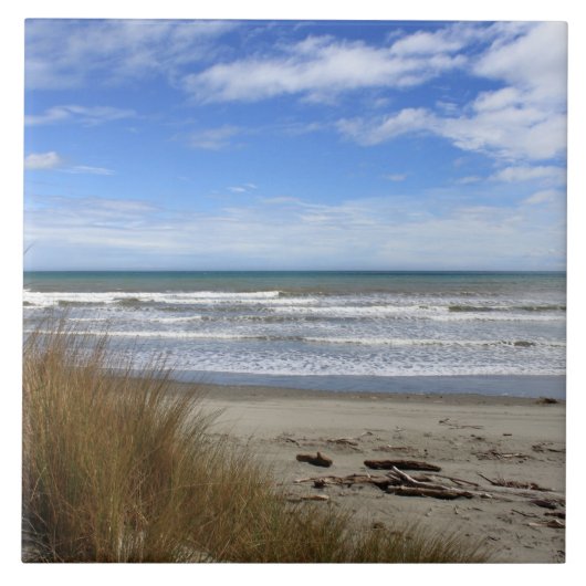 Beach scène tegeltje (Voorkant)