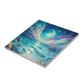 Beach Scene  Tegeltje (Zijkant)