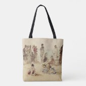 Beach Scene Tote Bag (Achterkant)