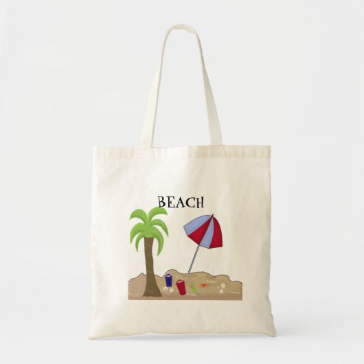 Beach Scene Tote Bag (Voorkant)