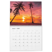 Beach Scene Tropical Oasis Kalender (Mar 2027)