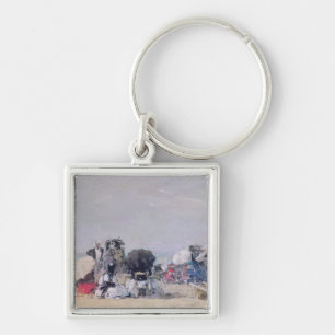 Beach Scene, Trouville, 1873 Sleutelhanger