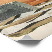 Beach scène uit 1950 poster (Hoek)