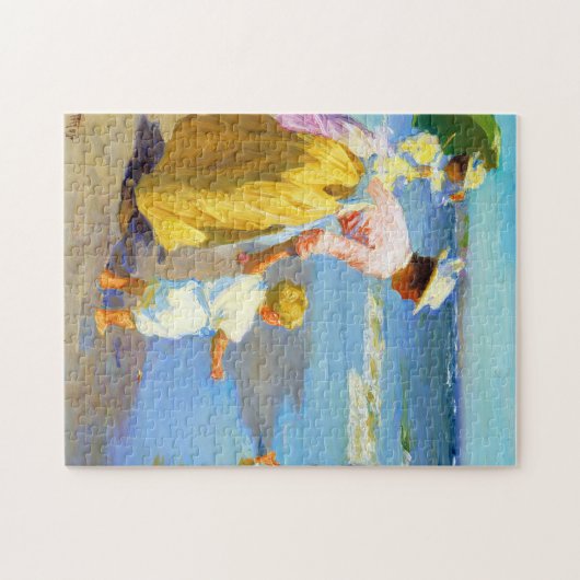 Beach scène van Edward Henry Potthast Legpuzzel (Horizontaal)