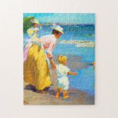 Beach scène van Edward Henry Potthast Legpuzzel (Verticaal)