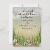 Beach scene voor Vow Renewal Kaart (Voorkant)