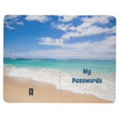 Beach Scene Wachtwoord Boek Journal (Buitenkant)