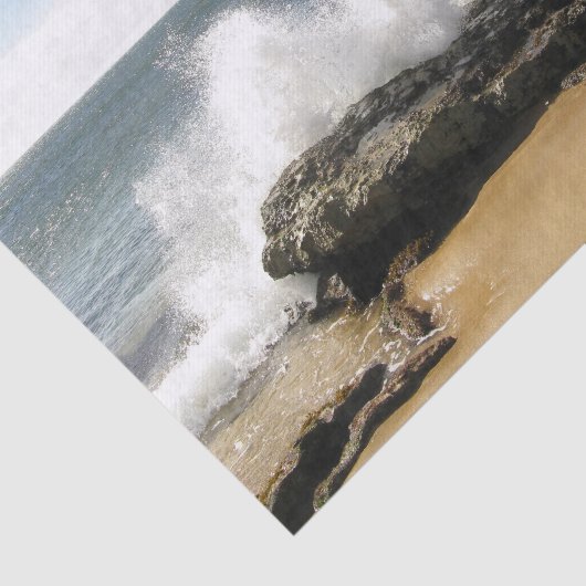 Beach scène water spatten maui tissuepapier (Detail)