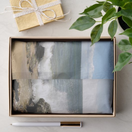 Beach scène water spatten maui tissuepapier (Geschenk)