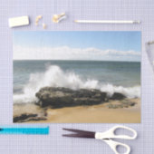 Beach scène water spatten maui tissuepapier (Craft)