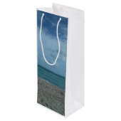 BEACH SCENE WIJN CADEAUTAS (Achterkant Gekanteld)