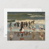 Beach Scene - Winslow Homer Briefkaart (Voorkant / Achterkant)