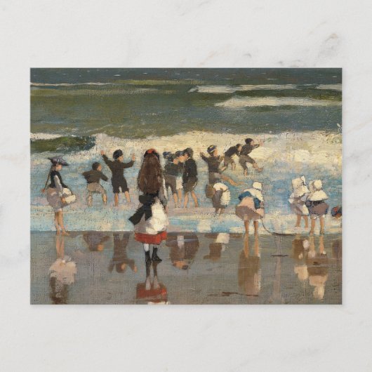 Beach Scene - Winslow Homer Briefkaart (Voorkant)